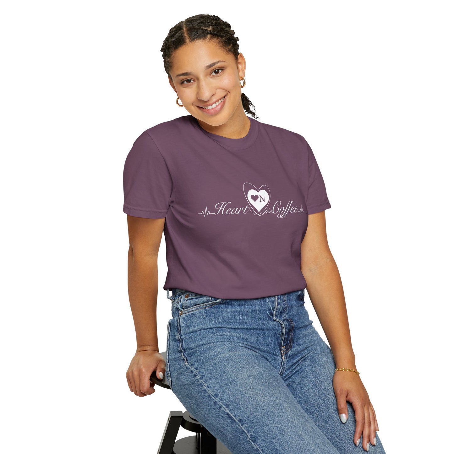 “Mornings Are Hard… But So Am I” Back Talk Tee – Heart On Brand Coffee Collection