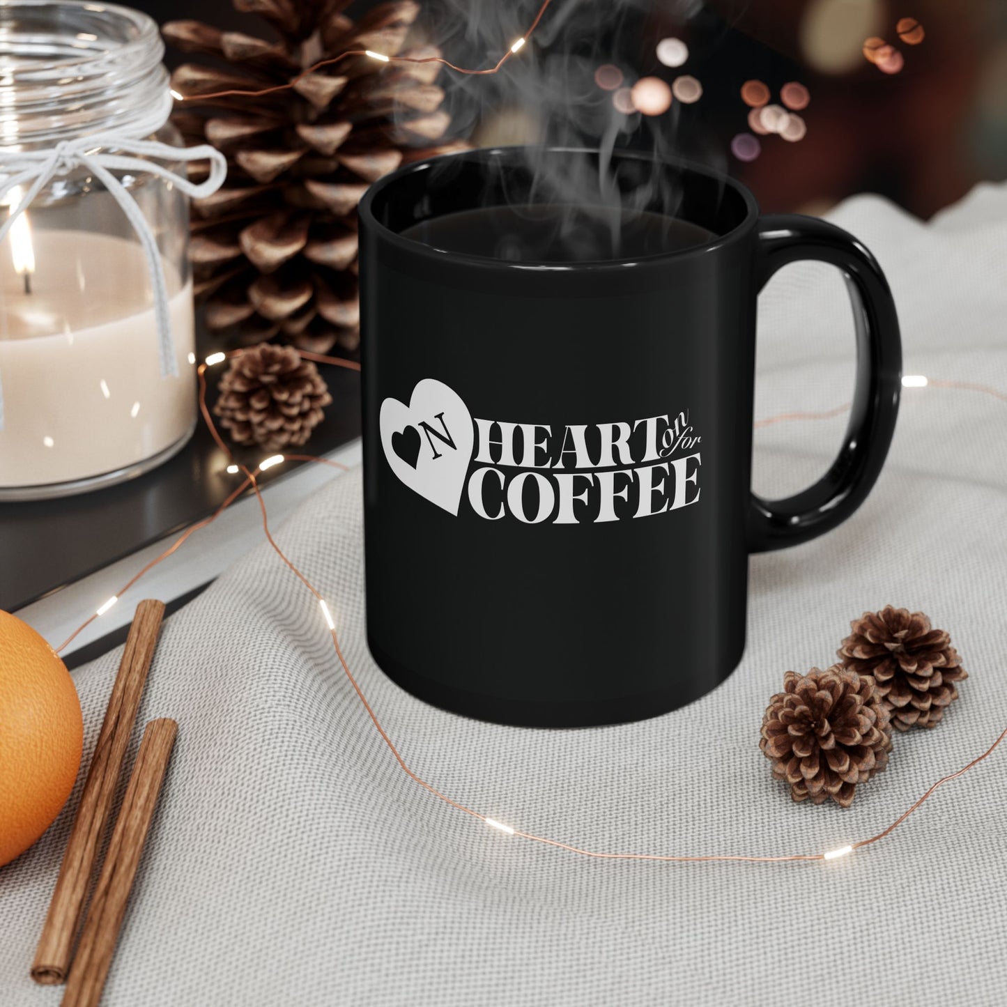 Heart On For Coffee Mug – Bold, Minimalist & Unapologetically You | Heart On Brand