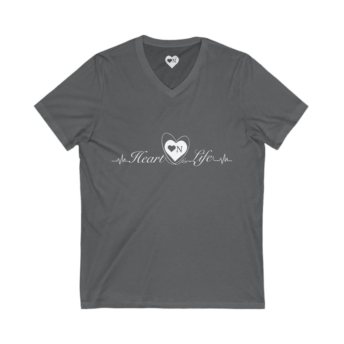 Heart On for Life V-Neck Tee – Heart On Classics Collection