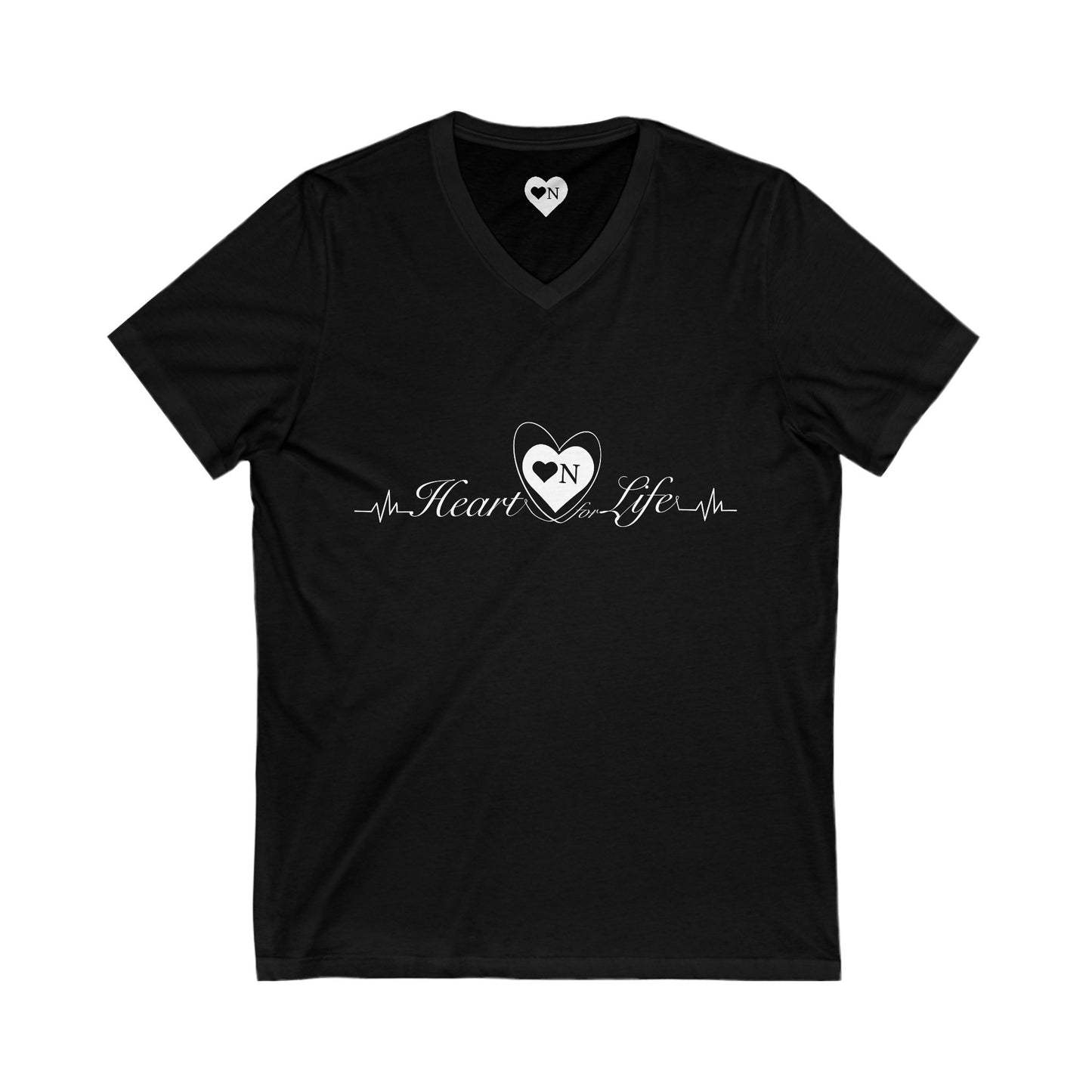 Heart On for Life V-Neck Tee – Heart On Classics Collection