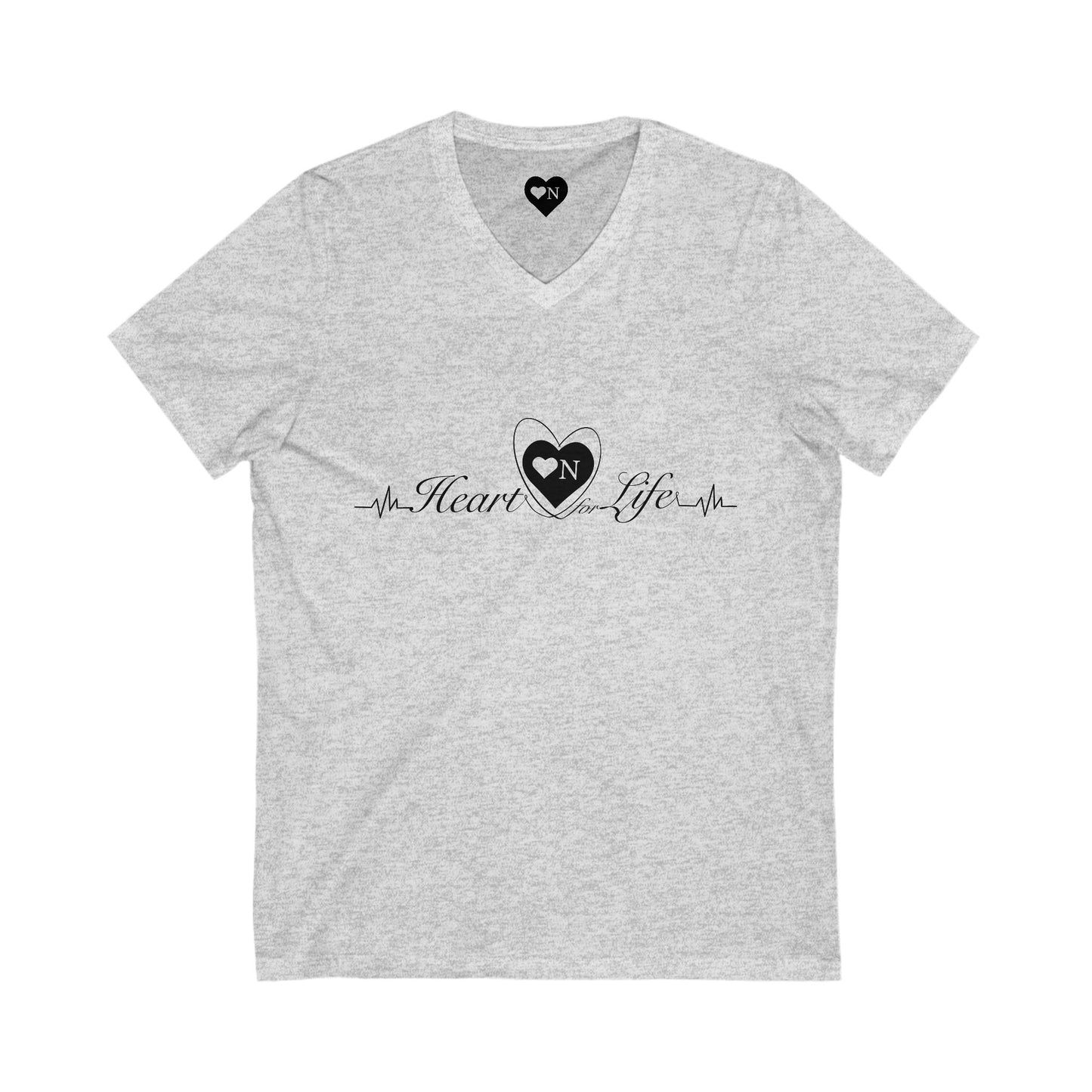 Heart On for Life V-Neck Tee – Heart On Classics Collection