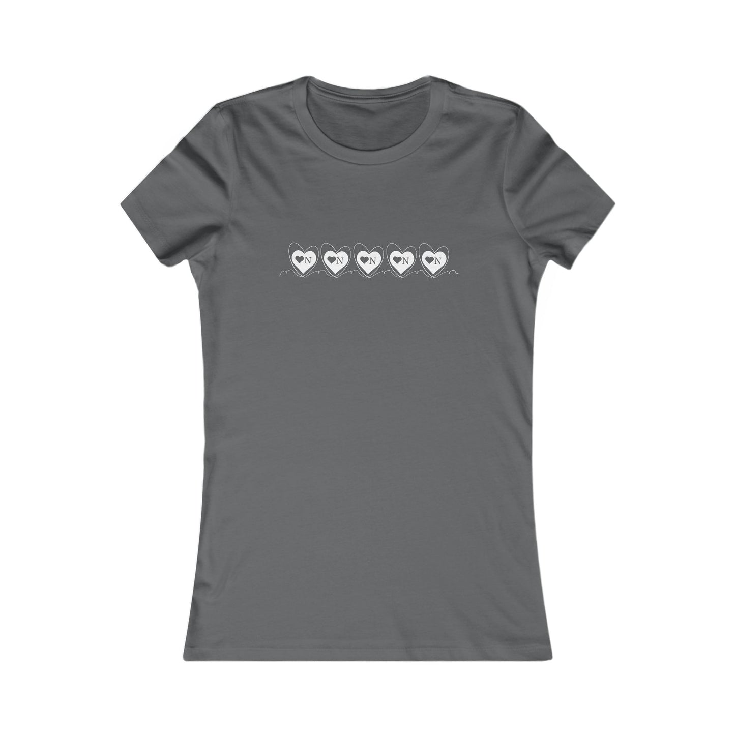 Heart On Repeat Tee – Minimalist Logo Design–Heart On Classics Collection