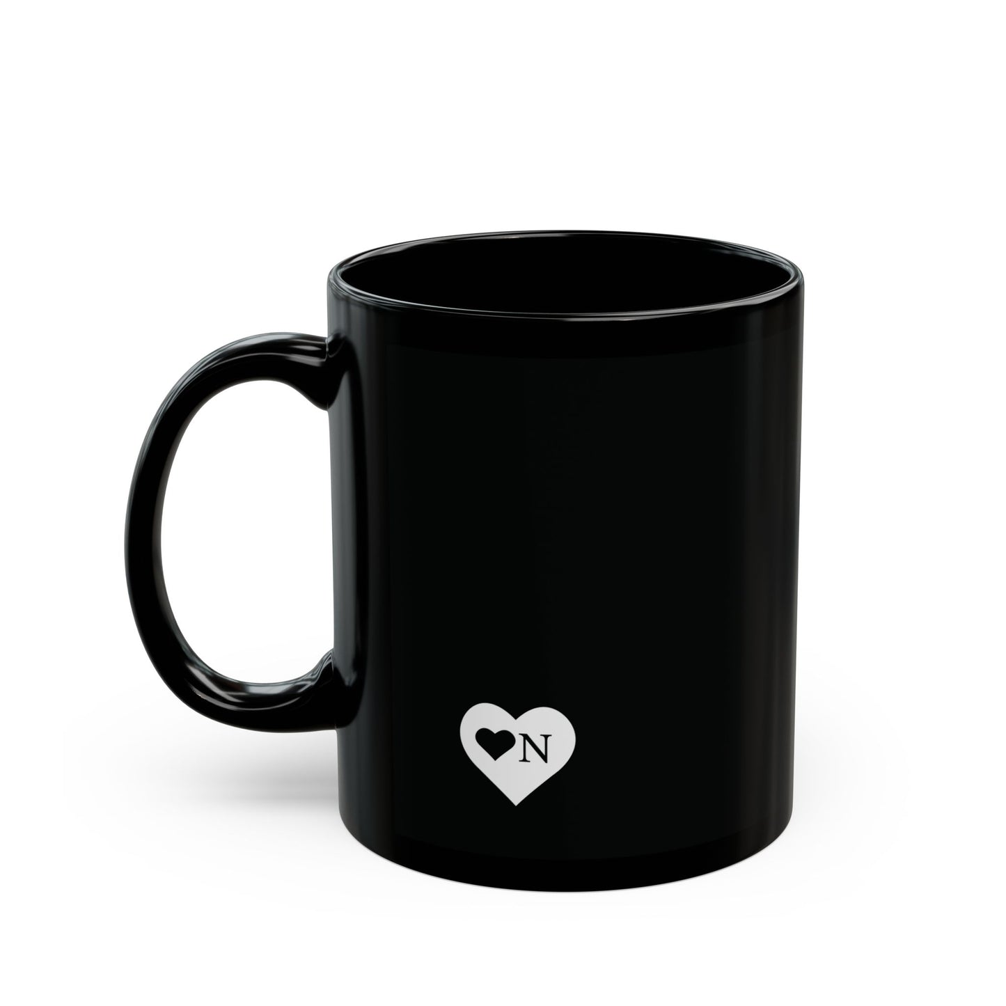 “My Safe Word is Refill” Black Coffee Mug – Heart On Brand Coffee Collection
