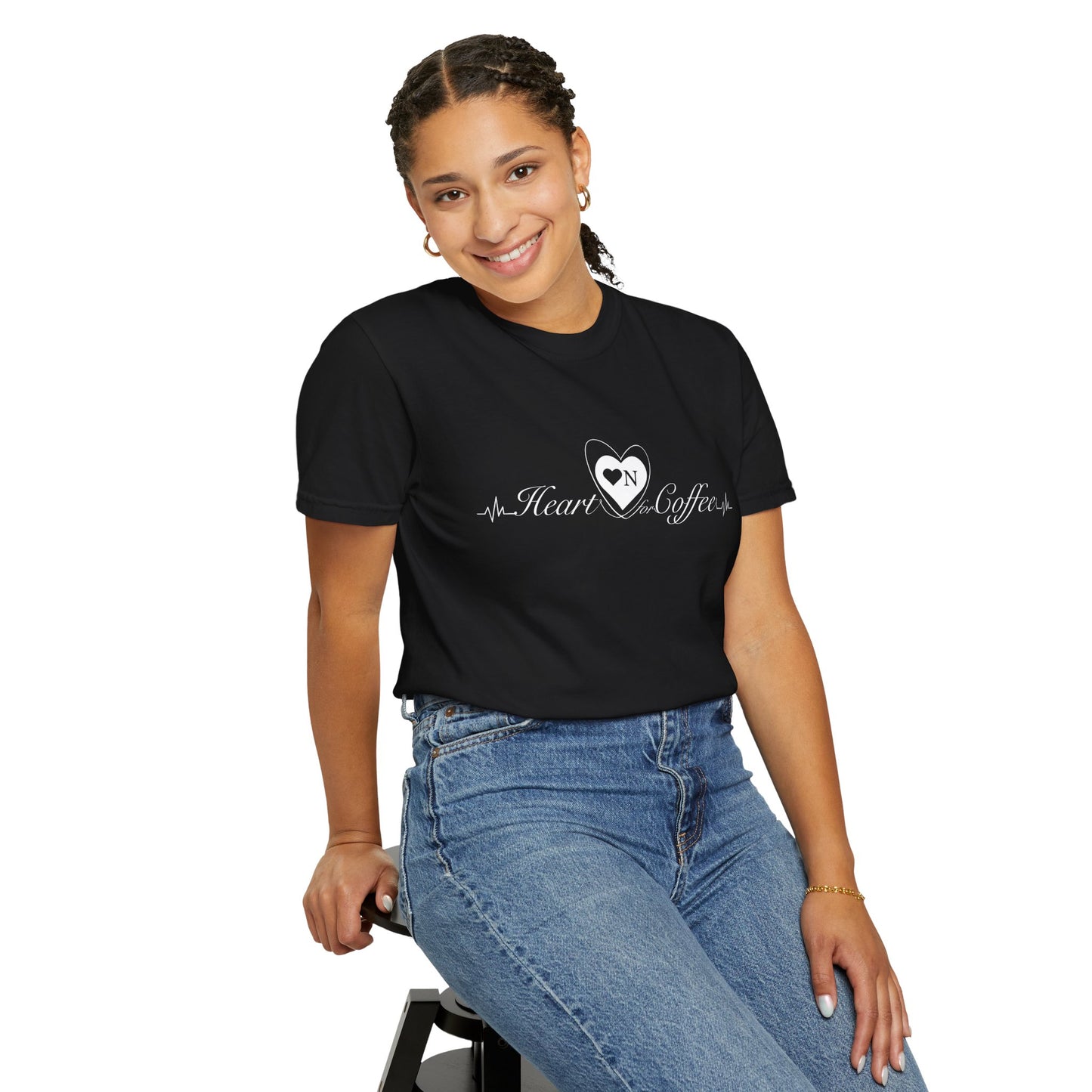 “Mornings Are Hard… But So Am I” Back Talk Tee – Heart On Brand Coffee Collection