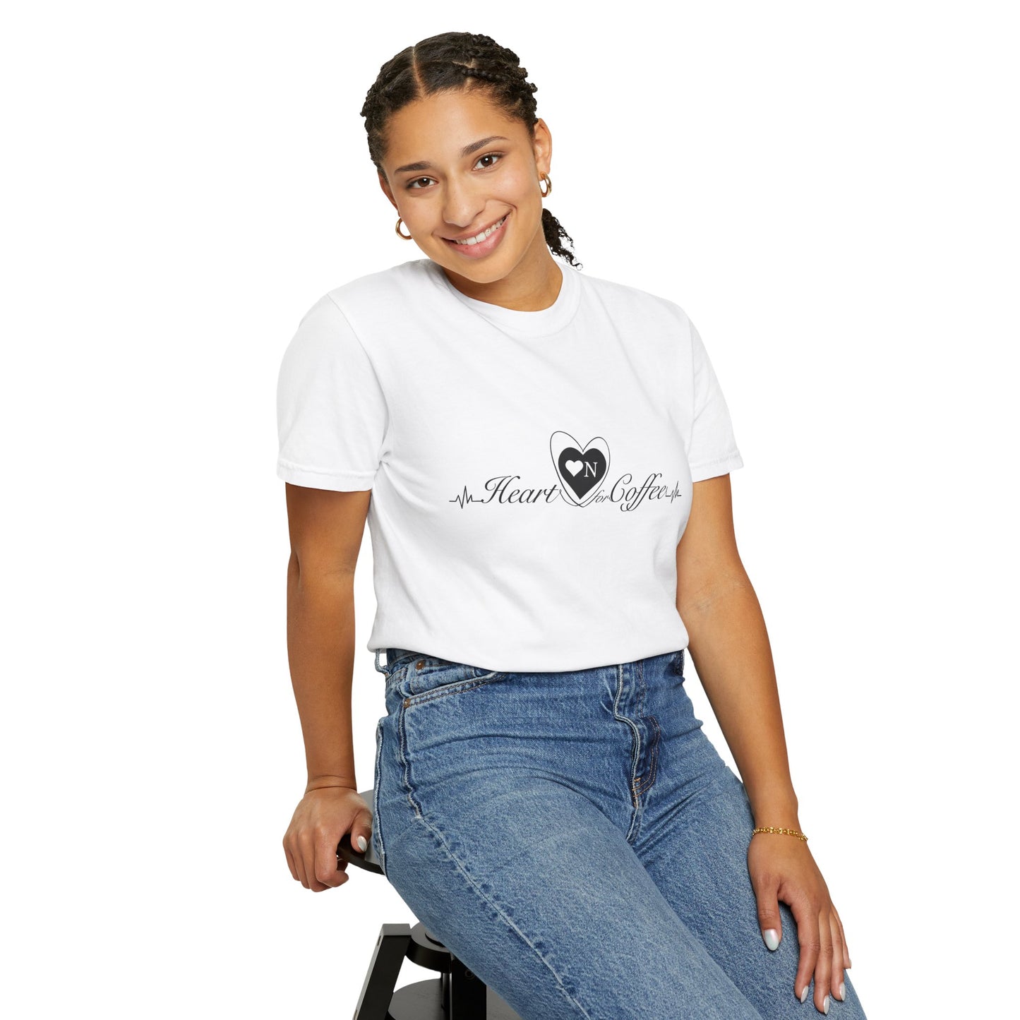 “Mornings Are Hard… But So Am I” Back Talk Tee – Heart On Brand Coffee Collection
