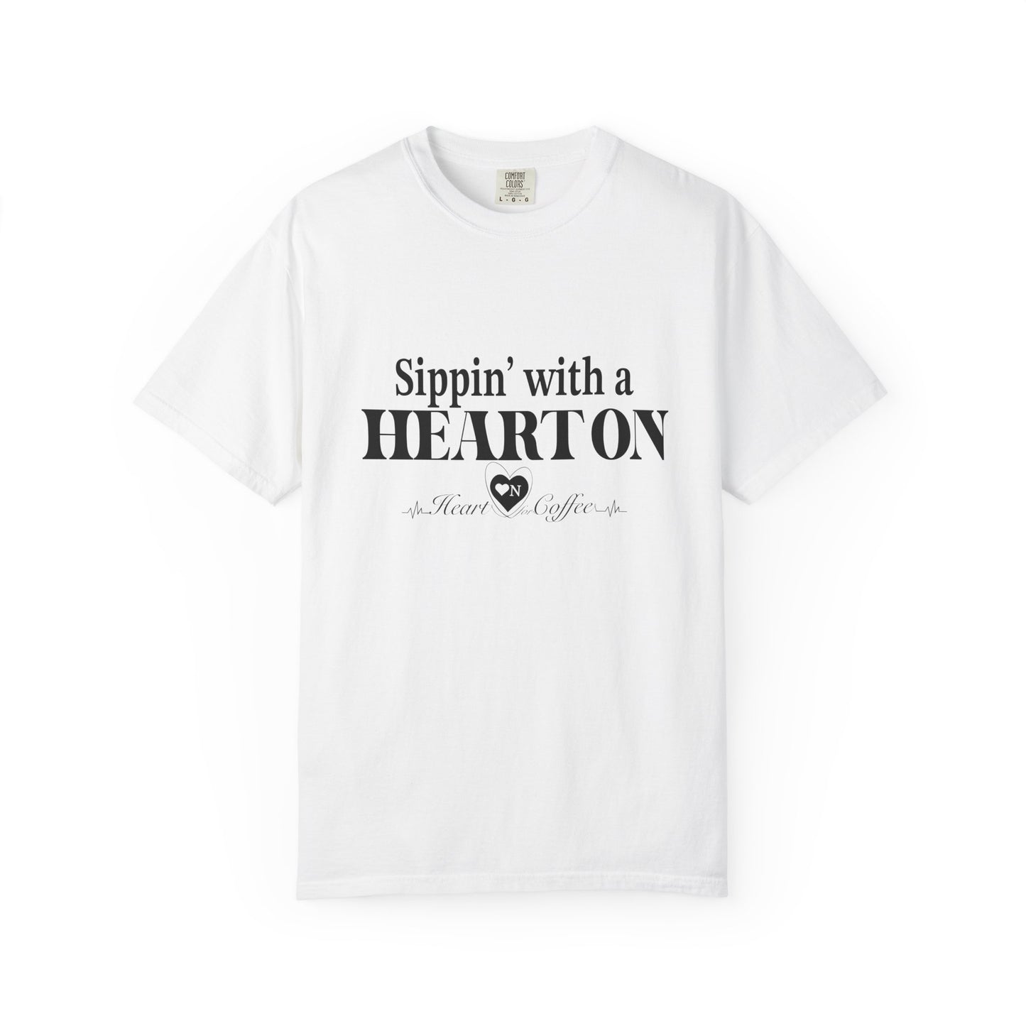 “All Heart, No Apologies” – Minimalist Heart On Brand Relaxed Tee | Soft, Bold, Effortless