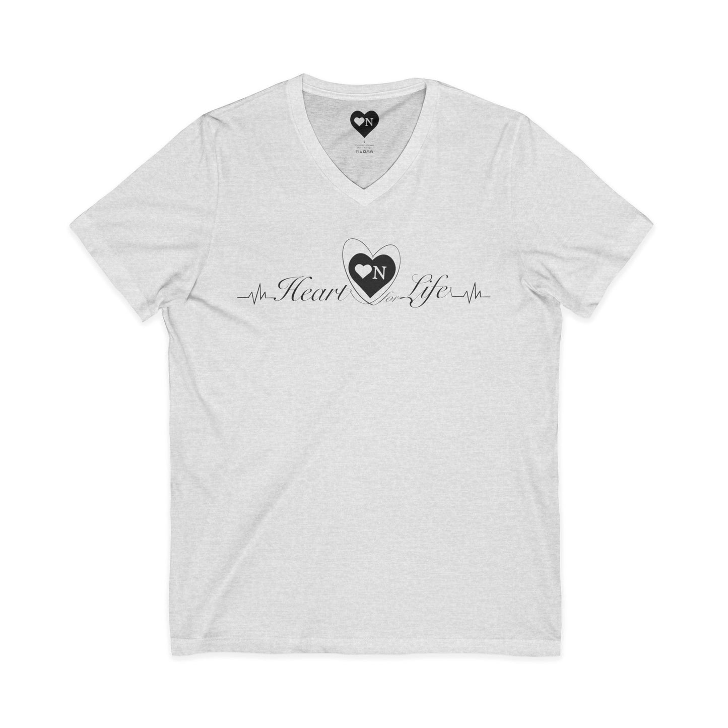 Heart On for Life V-Neck Tee – Heart On Classics Collection