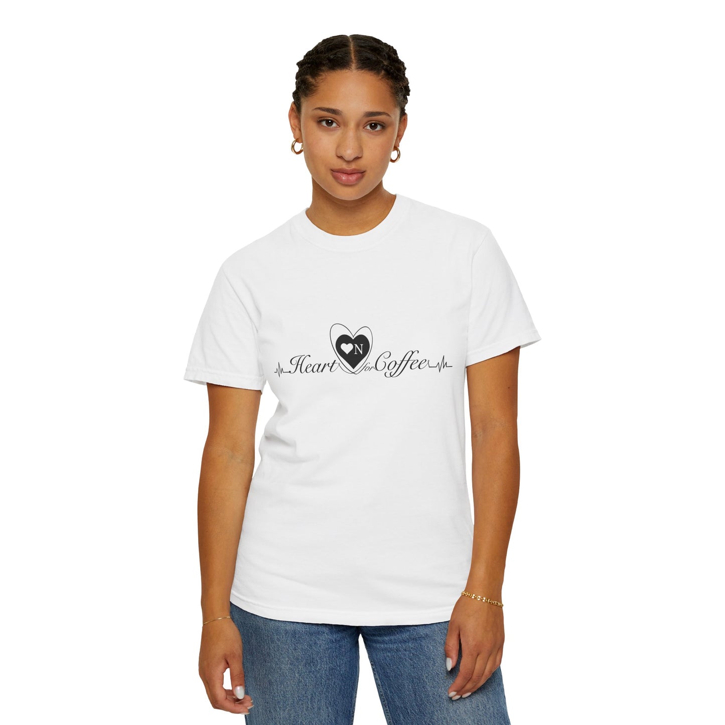 "Caffeinated, Complicated and Cute as Hell” Back Talk Tee – Heart On Brand Coffee Collection