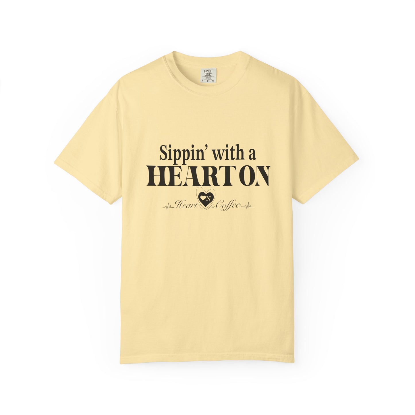 “All Heart, No Apologies” – Minimalist Heart On Brand Relaxed Tee | Soft, Bold, Effortless