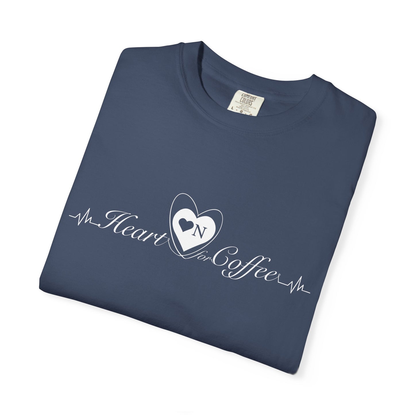 "My Safe Word is Refill" – Heart On Brand Relaxed Tee | Soft, Flirty, Caffeinated