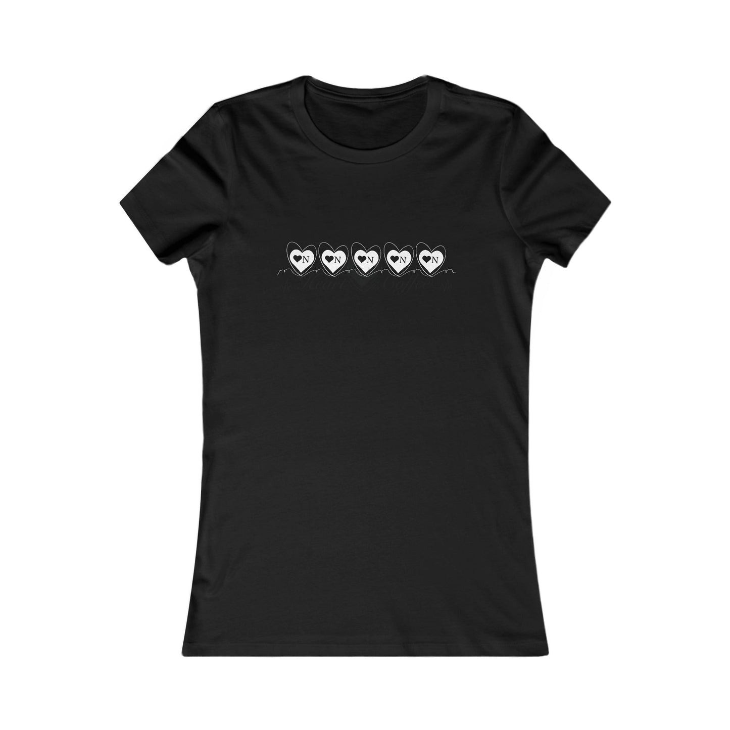 Heart On Repeat Tee – Minimalist Logo Design–Heart On Classics Collection