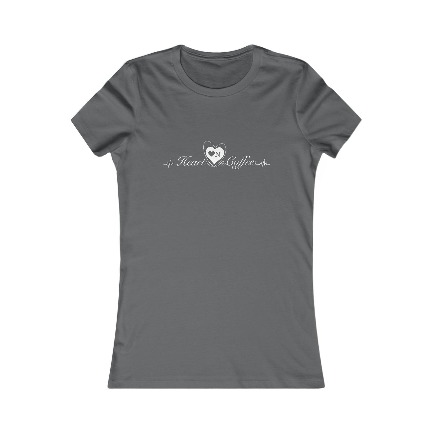 My Heart Beats For Coffee Logo Tee –Heart On Classics Collection