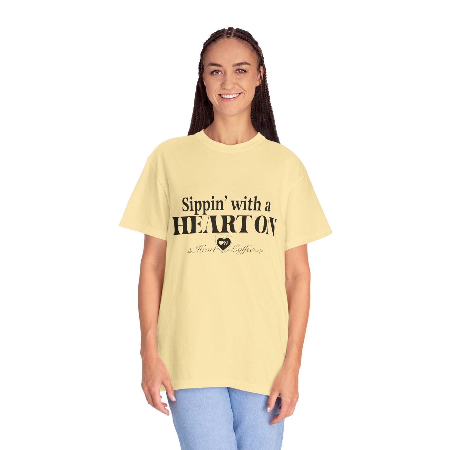 “All Heart, No Apologies” – Minimalist Heart On Brand Relaxed Tee | Soft, Bold, Effortless