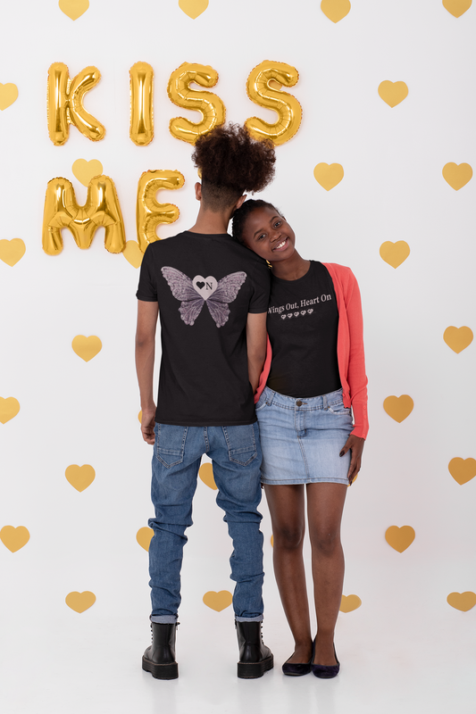 Wings Out, Heart On Tee – Freedom, Love & A Little Flirt Heart On Brand