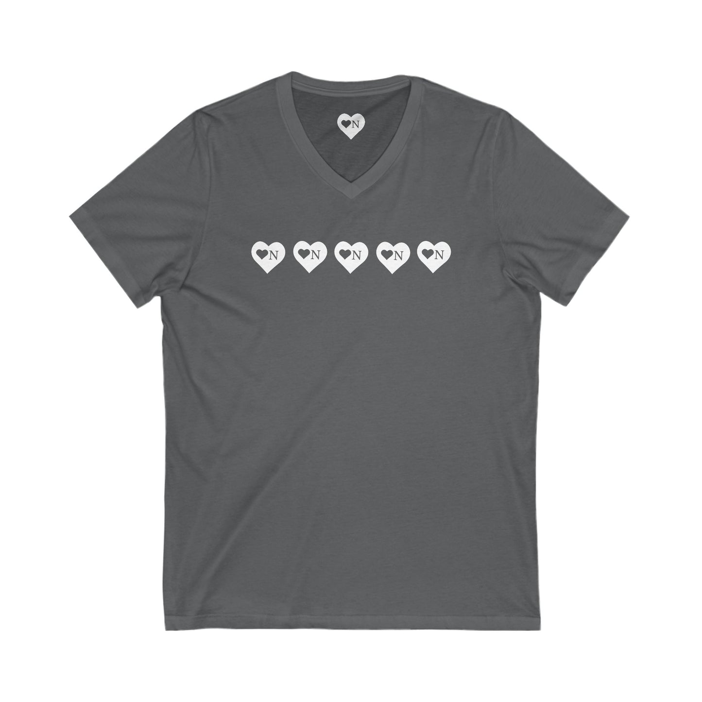 Heart On Repeat V-Neck Tee – Heart On Classics Collection