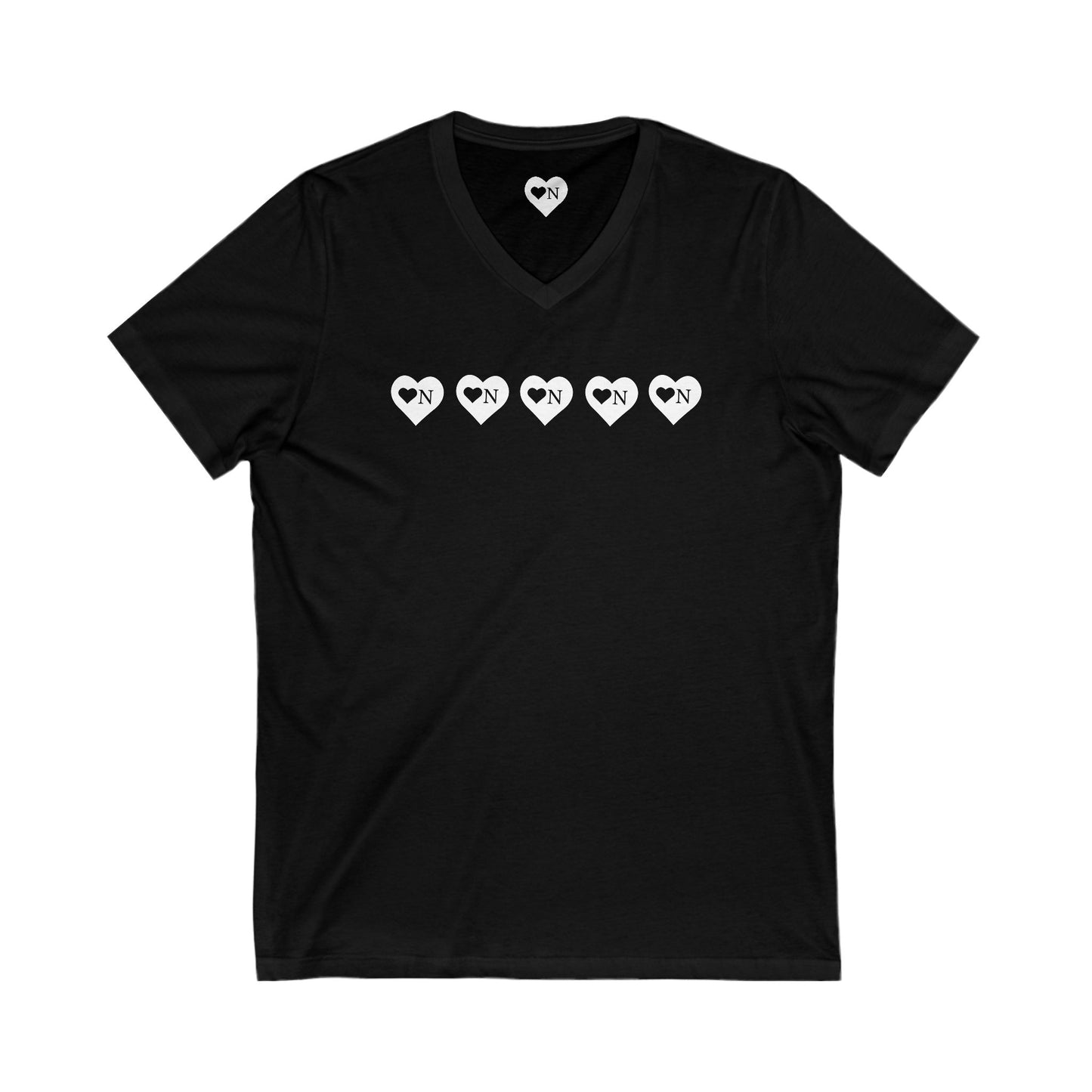 Heart On Repeat V-Neck Tee – Heart On Classics Collection