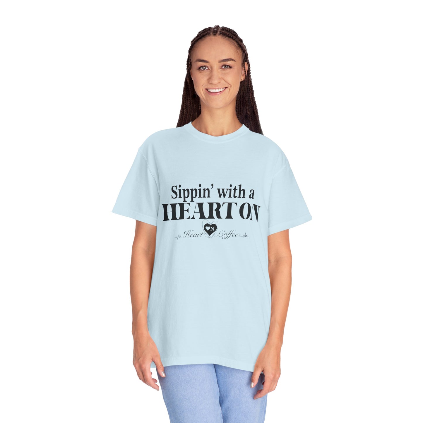 “All Heart, No Apologies” – Minimalist Heart On Brand Relaxed Tee | Soft, Bold, Effortless