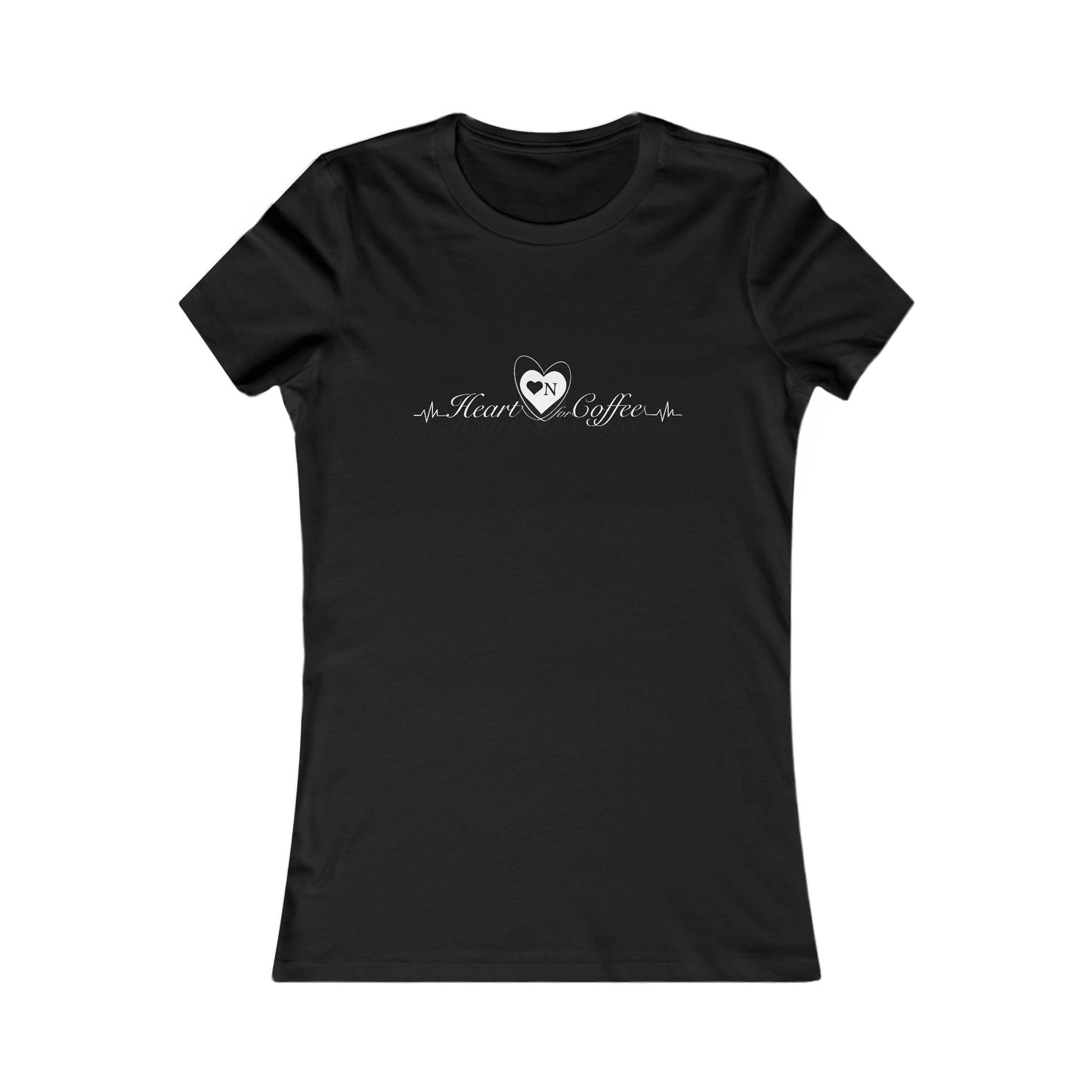 My Heart Beats For Coffee Logo Tee –Heart On Classics Collection