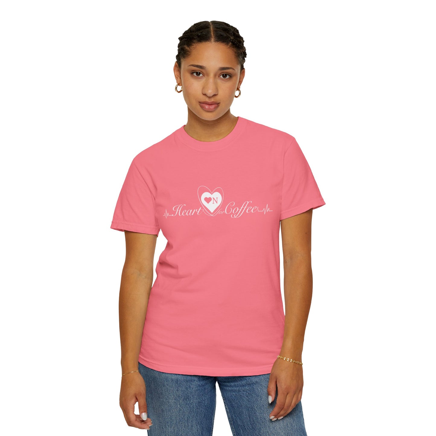 "Caffeinated, Complicated and Cute as Hell” Back Talk Tee – Heart On Brand Coffee Collection