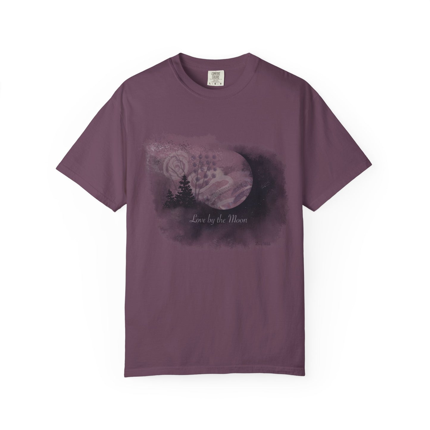 Love By The Moon Simply Wilde Tee – Heart On Brand Original Art by Dazy Wilde