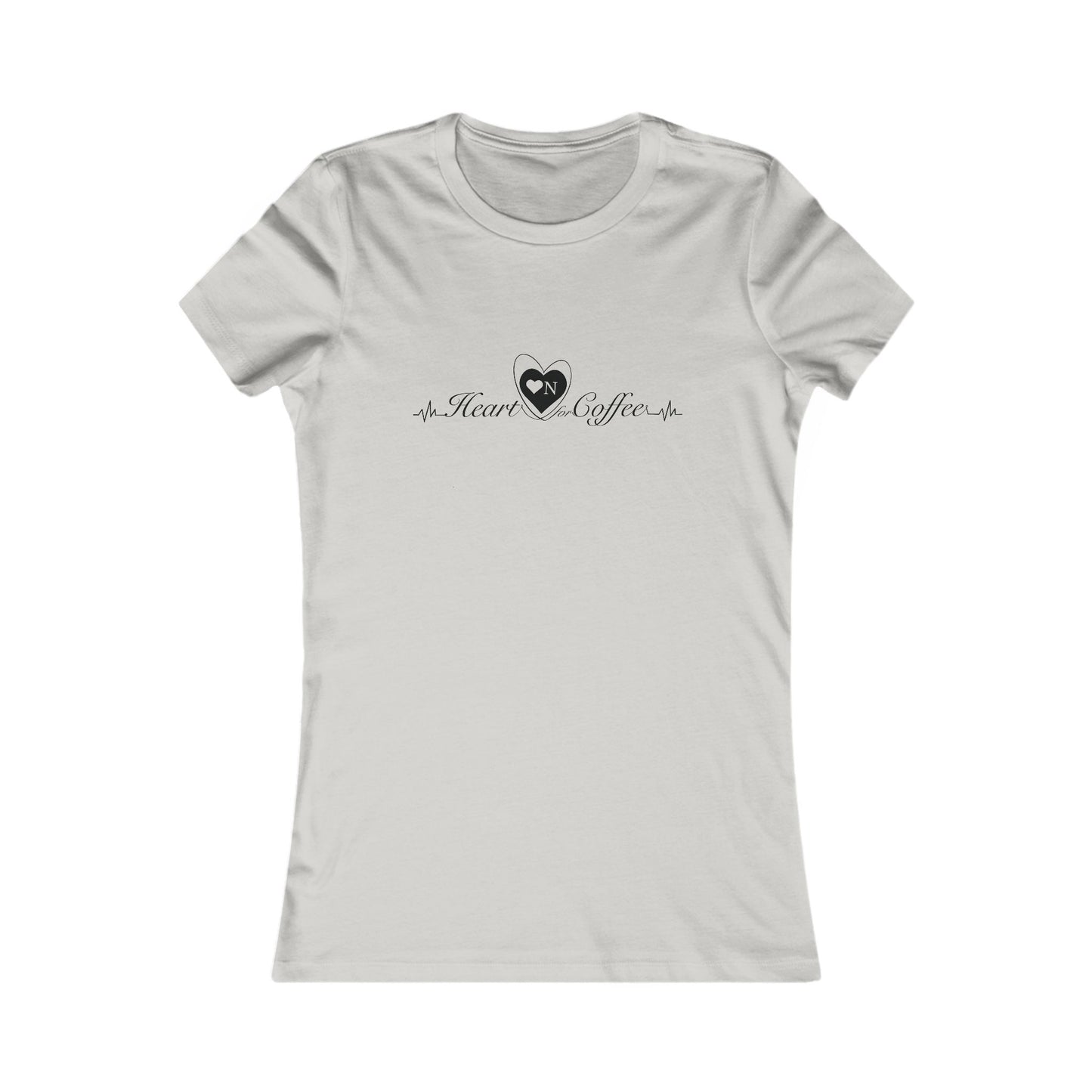 My Heart Beats For Coffee Logo Tee –Heart On Classics Collection