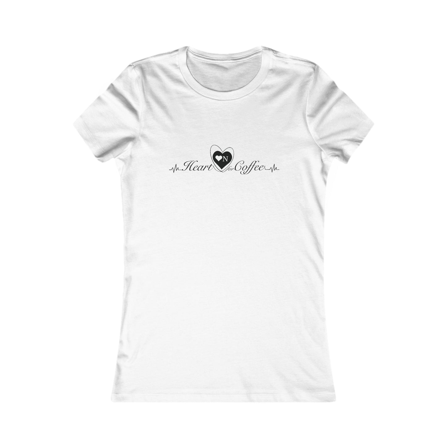 My Heart Beats For Coffee Logo Tee –Heart On Classics Collection