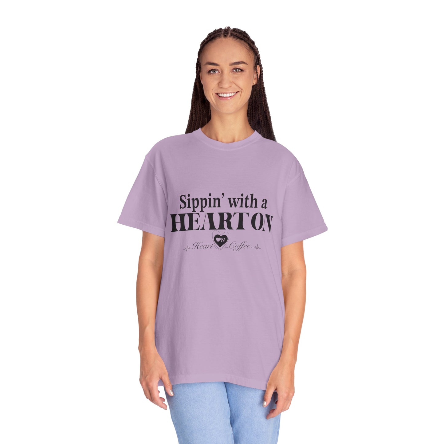 “All Heart, No Apologies” – Minimalist Heart On Brand Relaxed Tee | Soft, Bold, Effortless