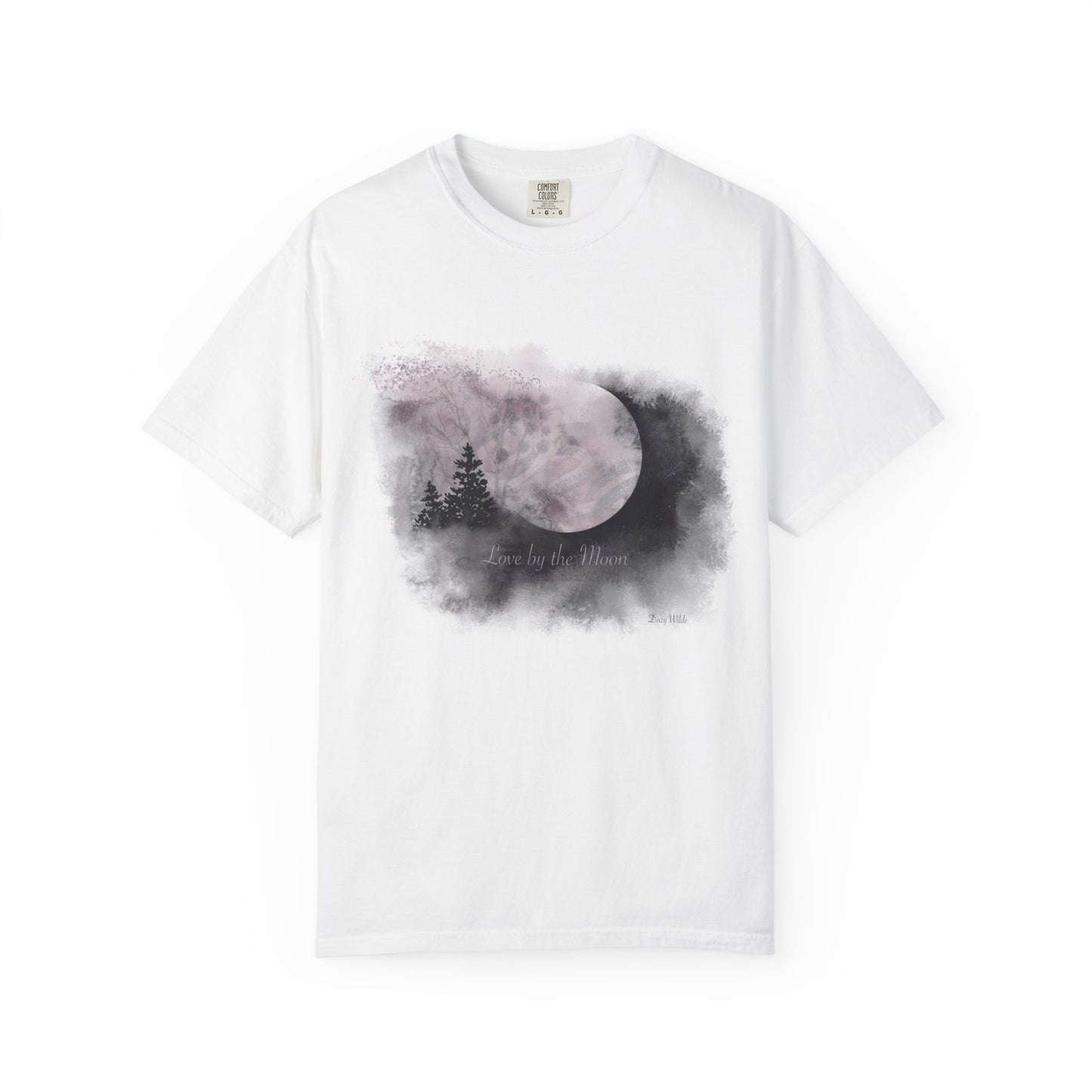 Love By The Moon Simply Wilde Tee – Heart On Brand Original Art by Dazy Wilde