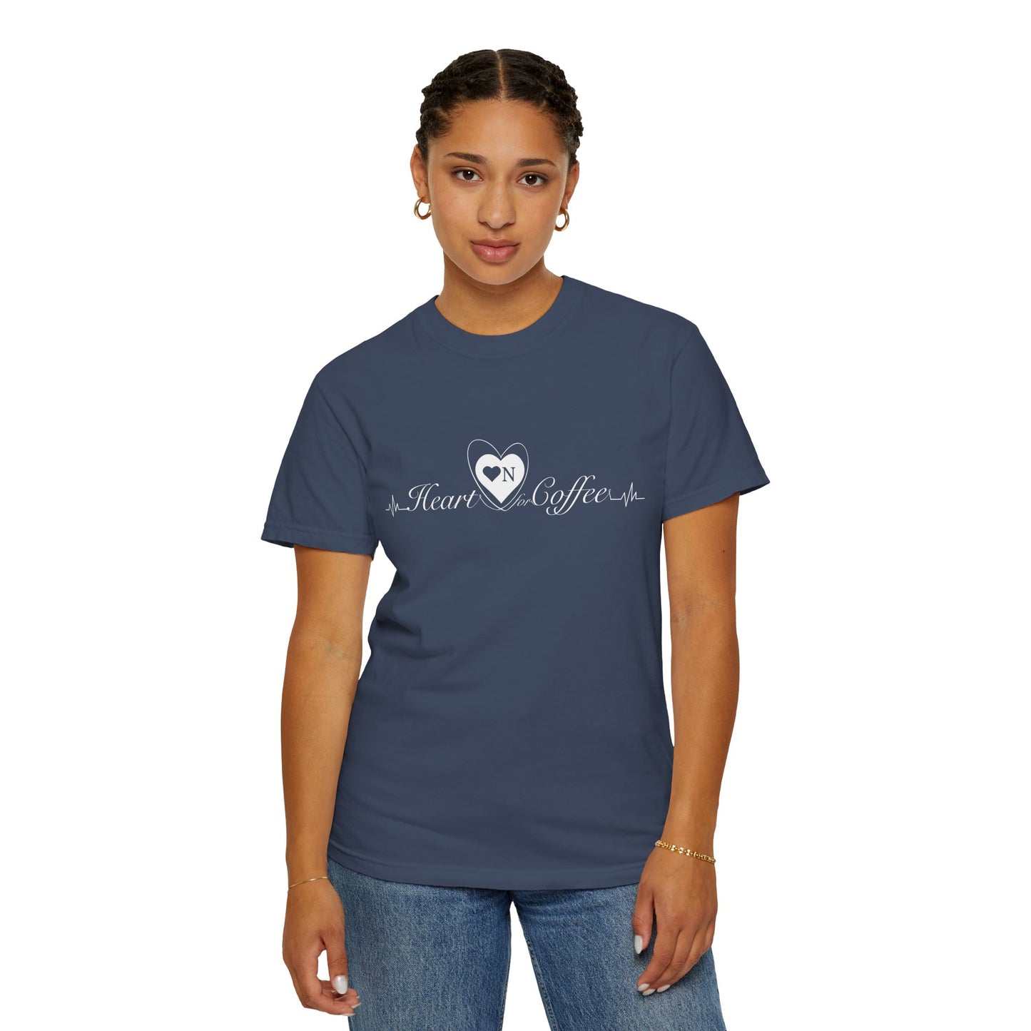 "Caffeinated, Complicated and Cute as Hell” Back Talk Tee – Heart On Brand Coffee Collection