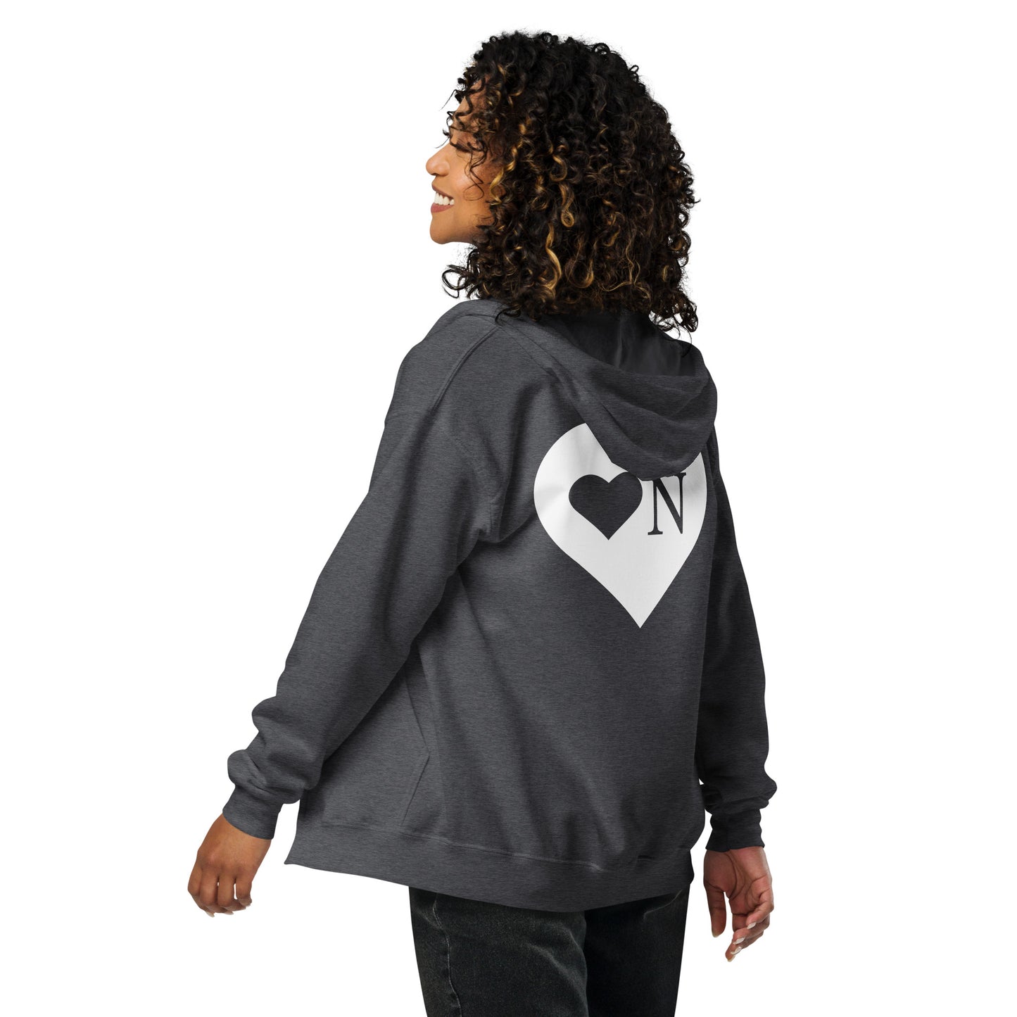 Heart On Brand Cozy Hoodie (Unisex)