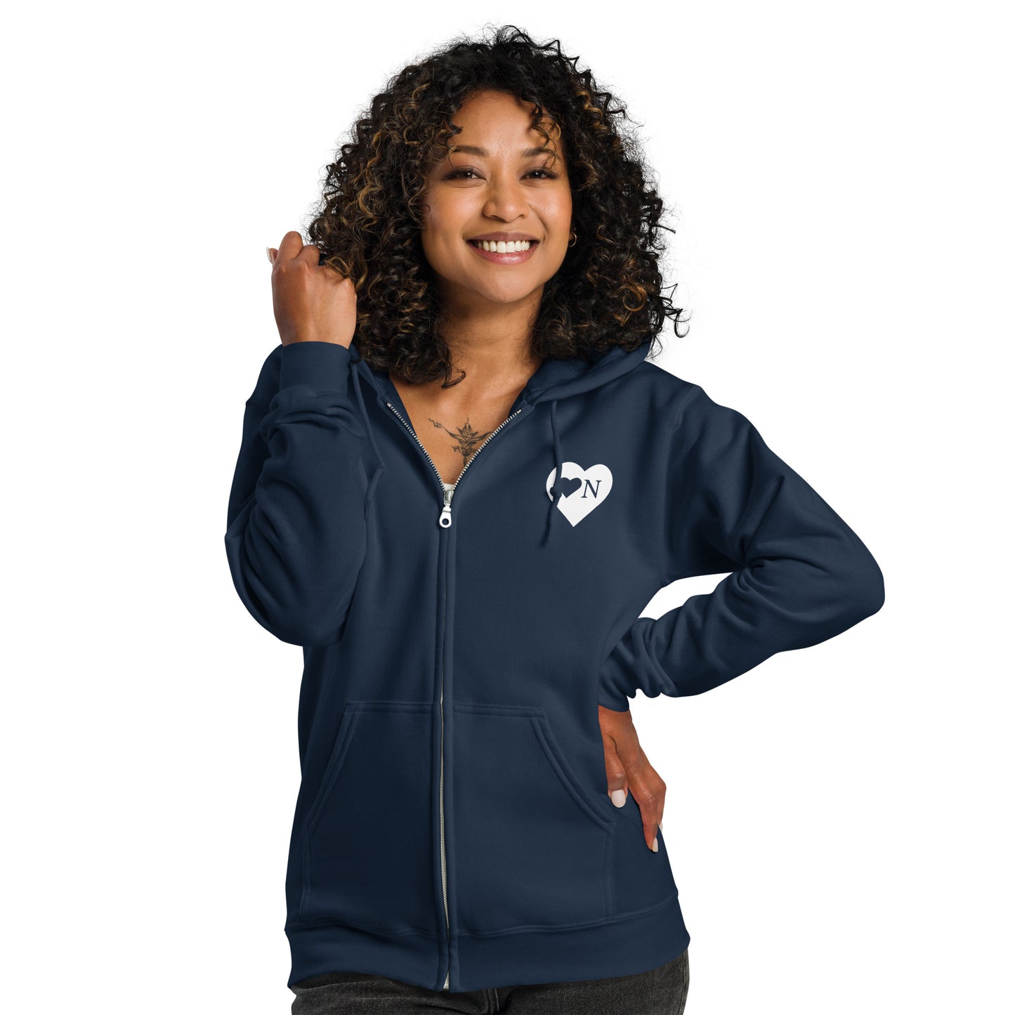 Heart On Brand Cozy Hoodie (Unisex)