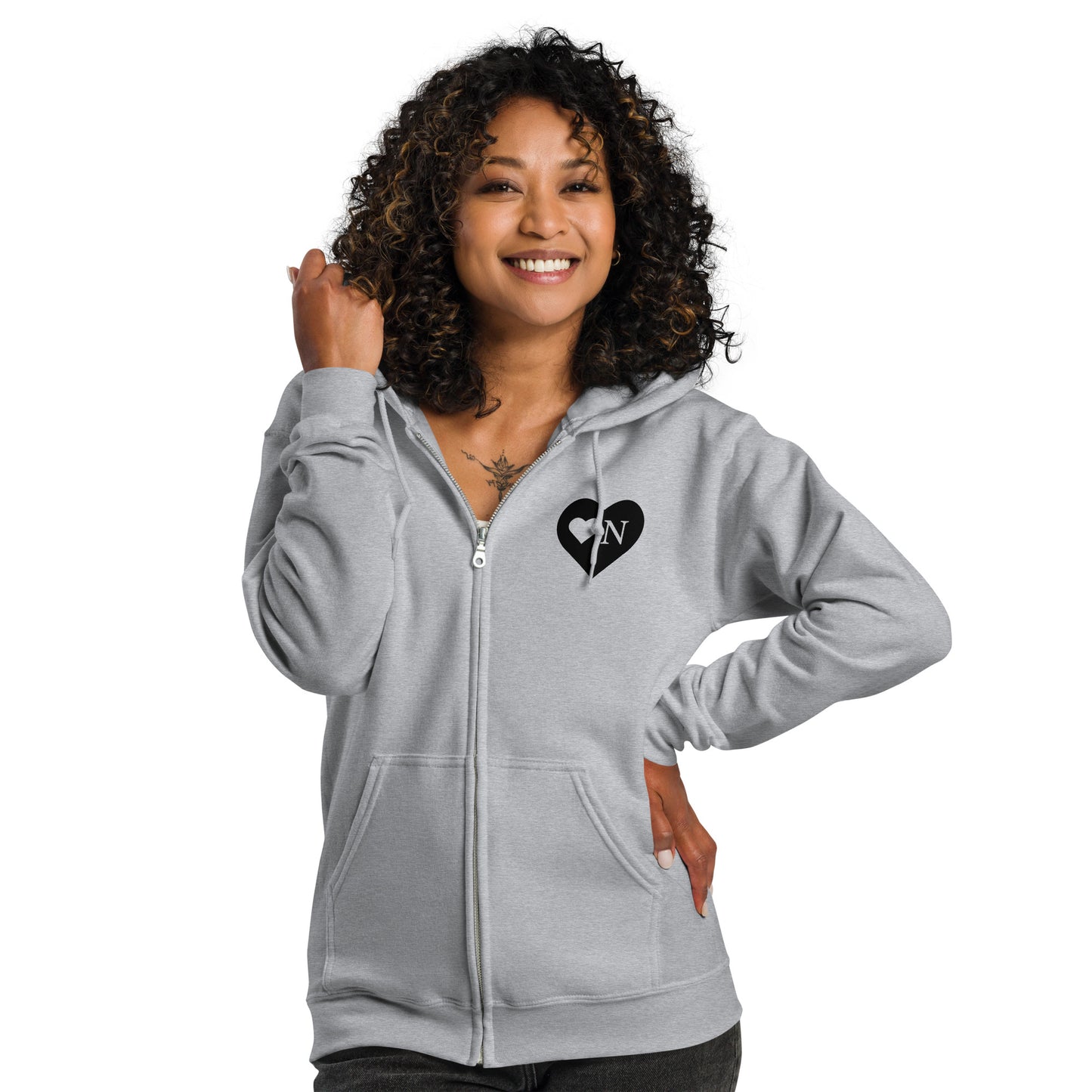 Unisex heavy blend zip hoodie