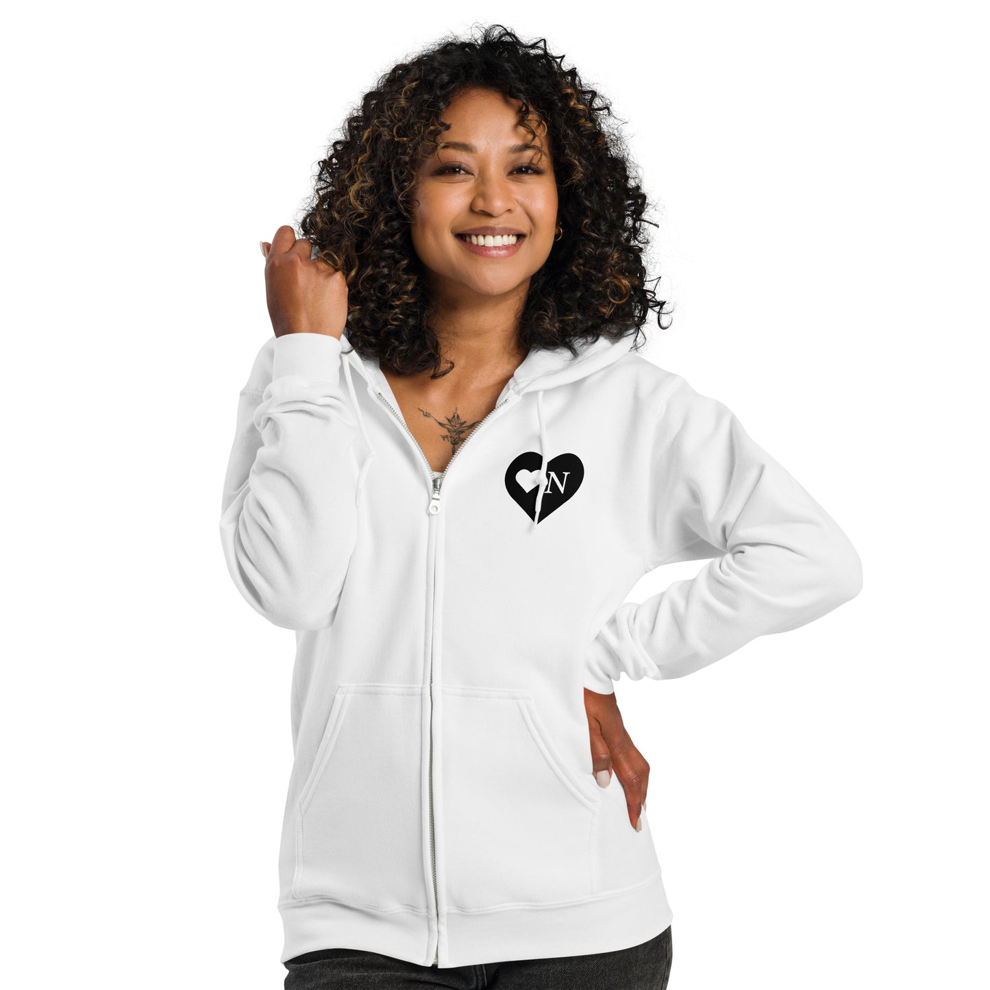 Unisex heavy blend zip hoodie