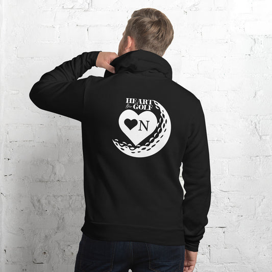 Heart On For Golf - Unisex hoodie