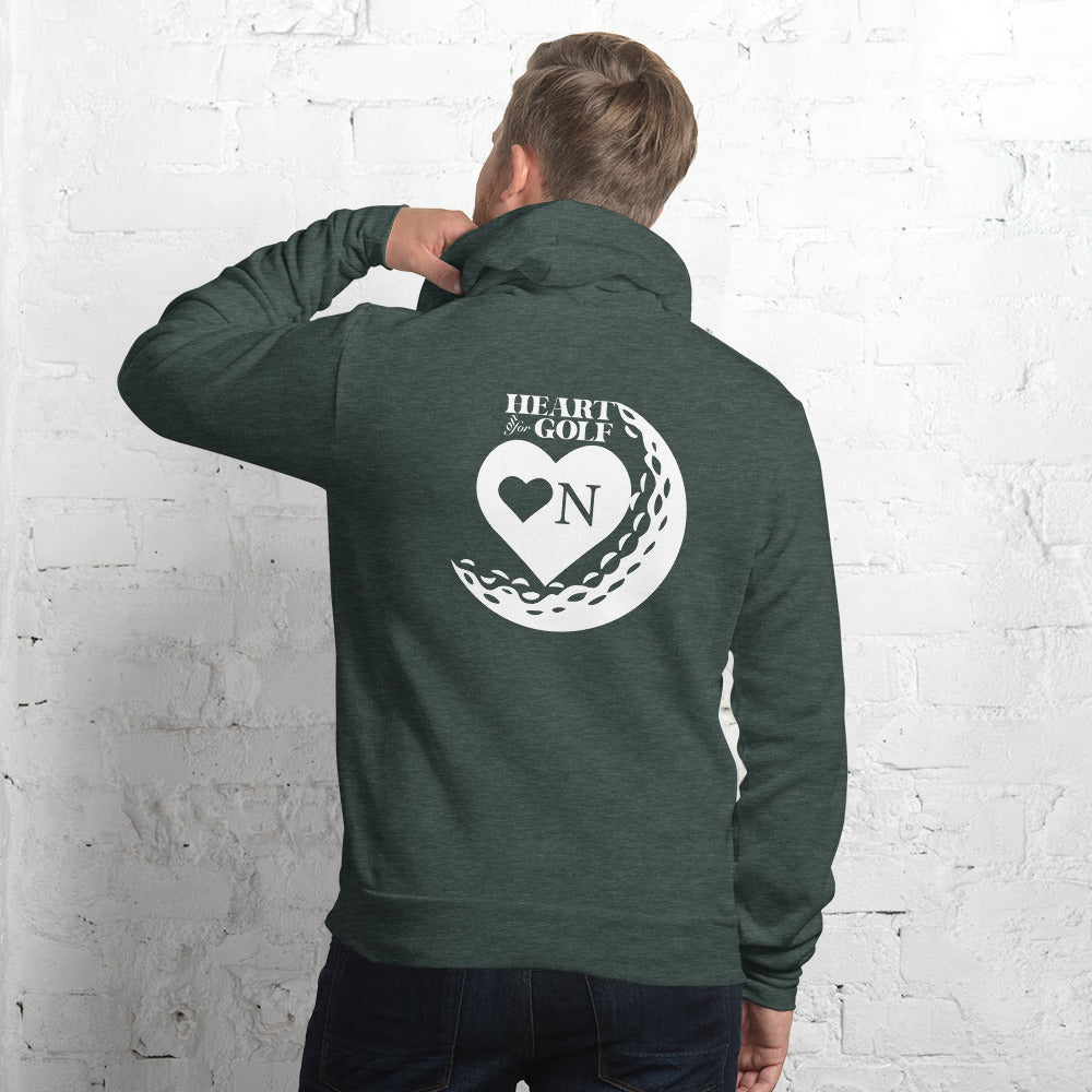 Heart On For Golf - Unisex hoodie