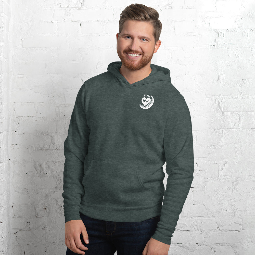 Heart On For Golf - Unisex hoodie