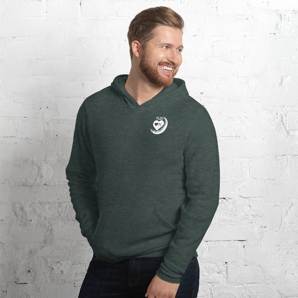 Heart On For Golf - Unisex hoodie