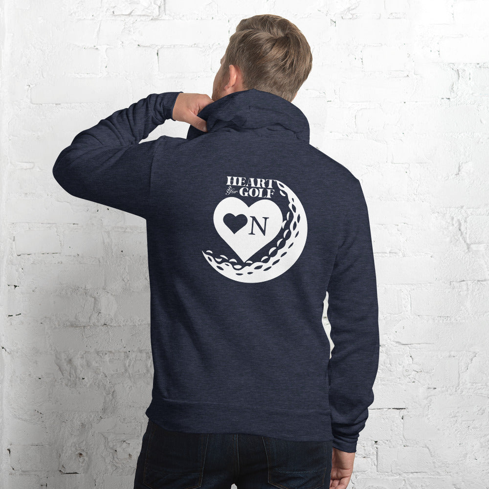 Heart On For Golf - Unisex hoodie