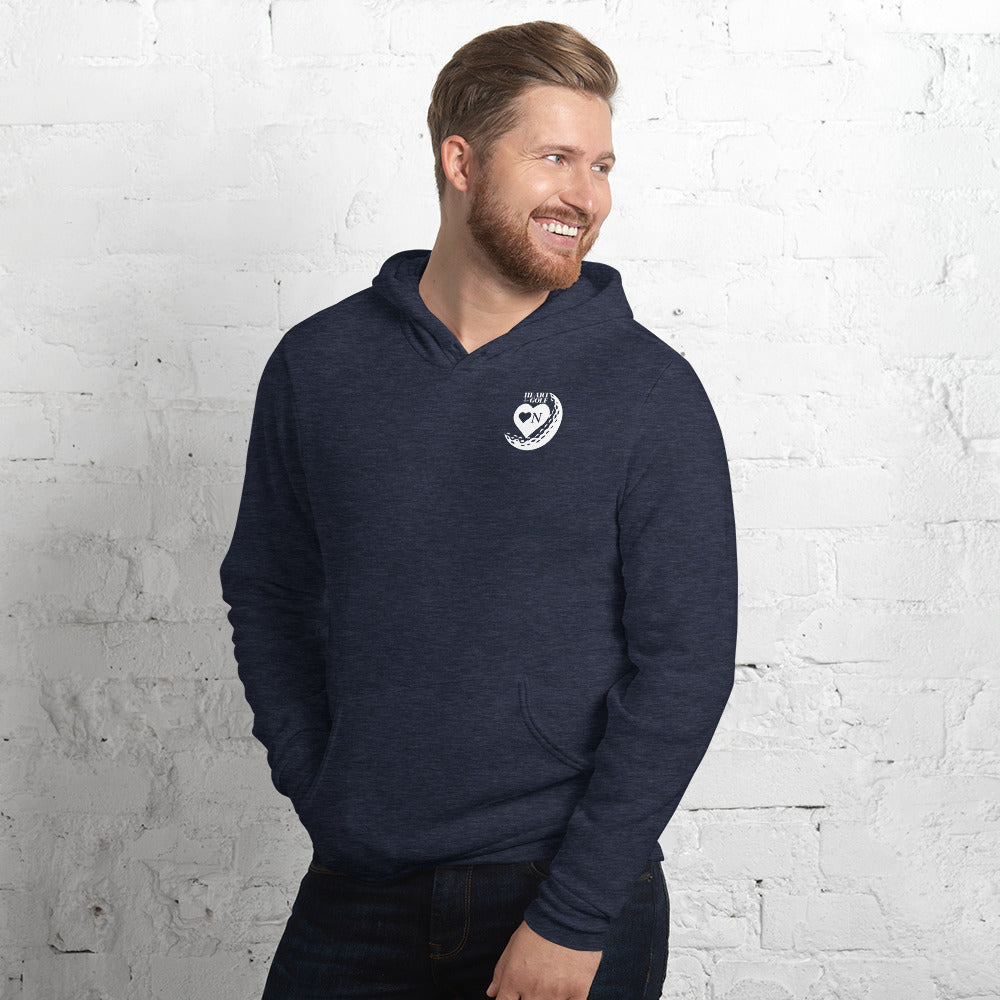 Heart On For Golf - Unisex hoodie